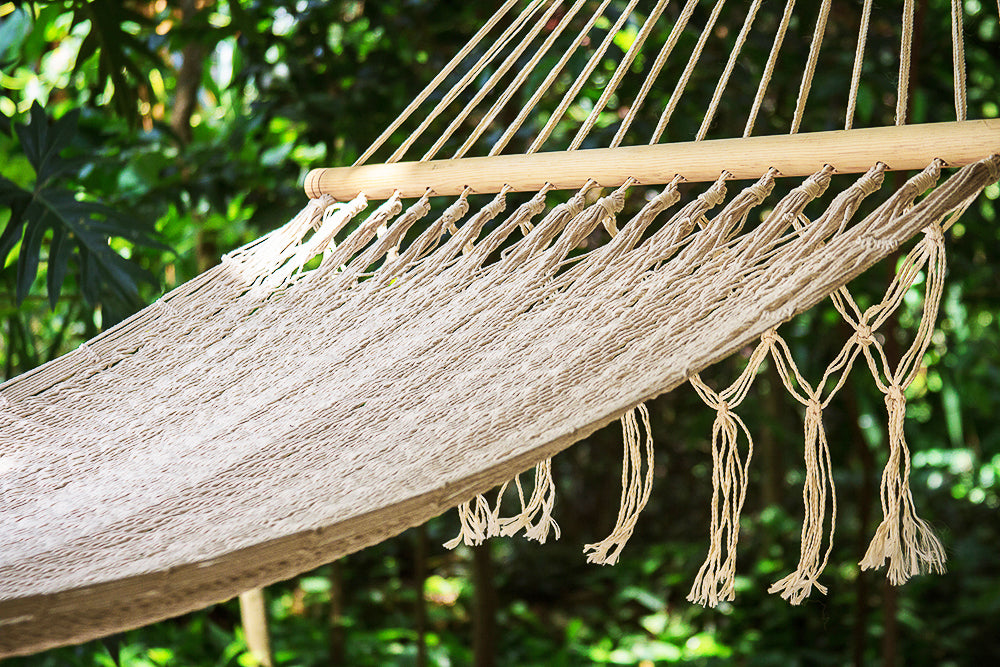 Mayan Legacy Queen Size Outdoor Cotton Mexican Resort Hammock