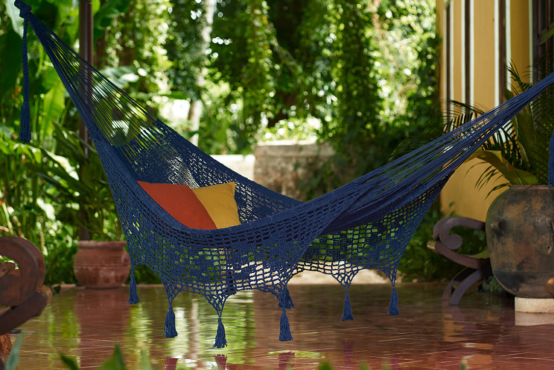 Outdoor undercover cotton Mayan Legacy hammock
