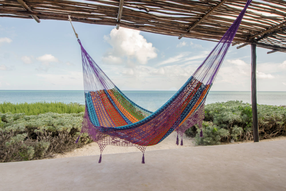 Outdoor undercover cotton Mayan Legacy hammock