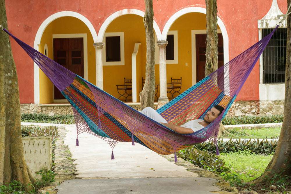 Outdoor undercover cotton Mayan Legacy hammock
