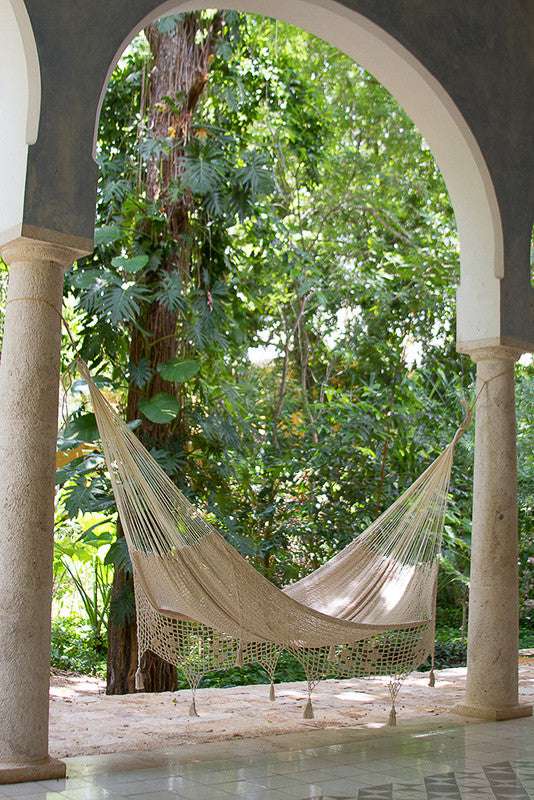 Outdoor undercover cotton Mayan Legacy hammock