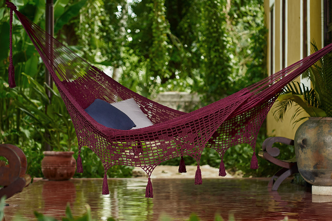 Outdoor undercover cotton Mayan Legacy hammock