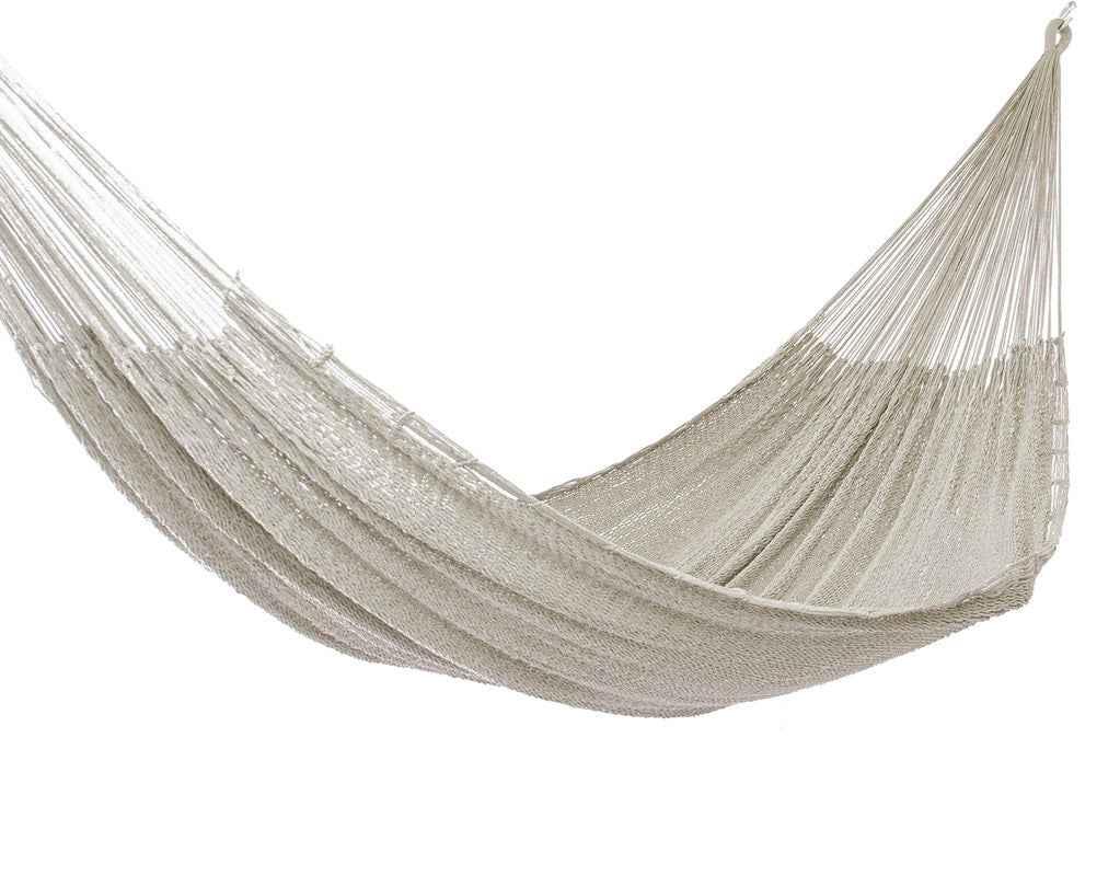 Mayan Legacy Queen Size Outdoor Cotton Mexican Hammock
