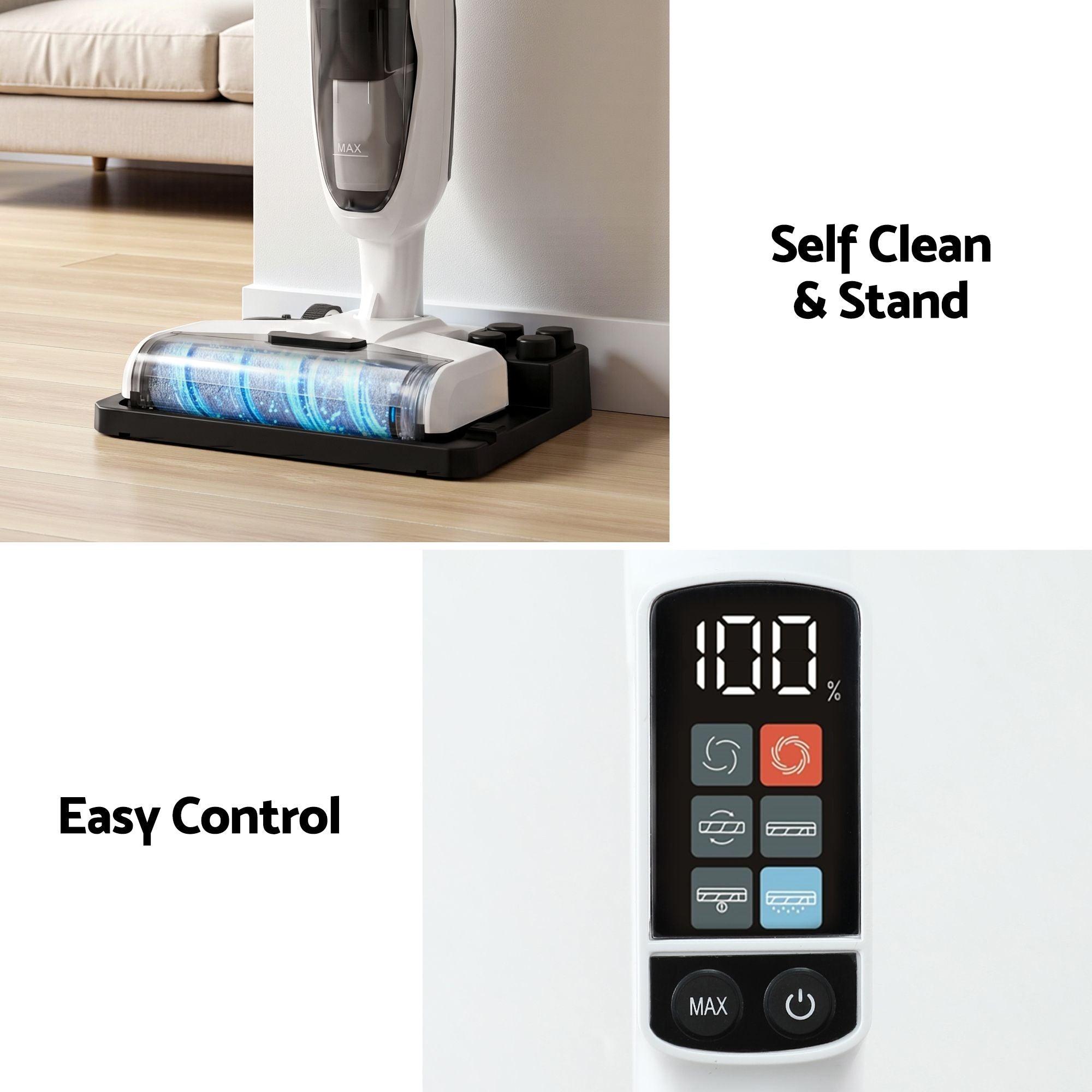 Devanti Cordless Wet Dry Vacuum Mop plus Coffee Maker Machine Espresso Bedworld