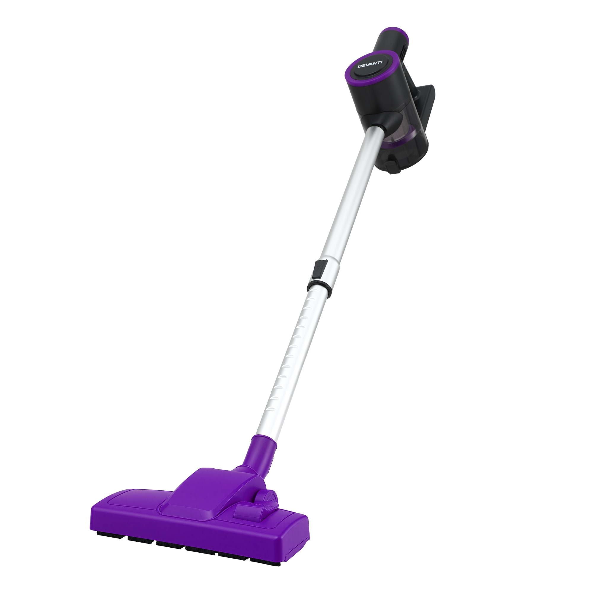 Devanti 3-in-1 Corded Stick Vacuum Cleaner, 16000Pa Strong Suction, Purple Bedworld