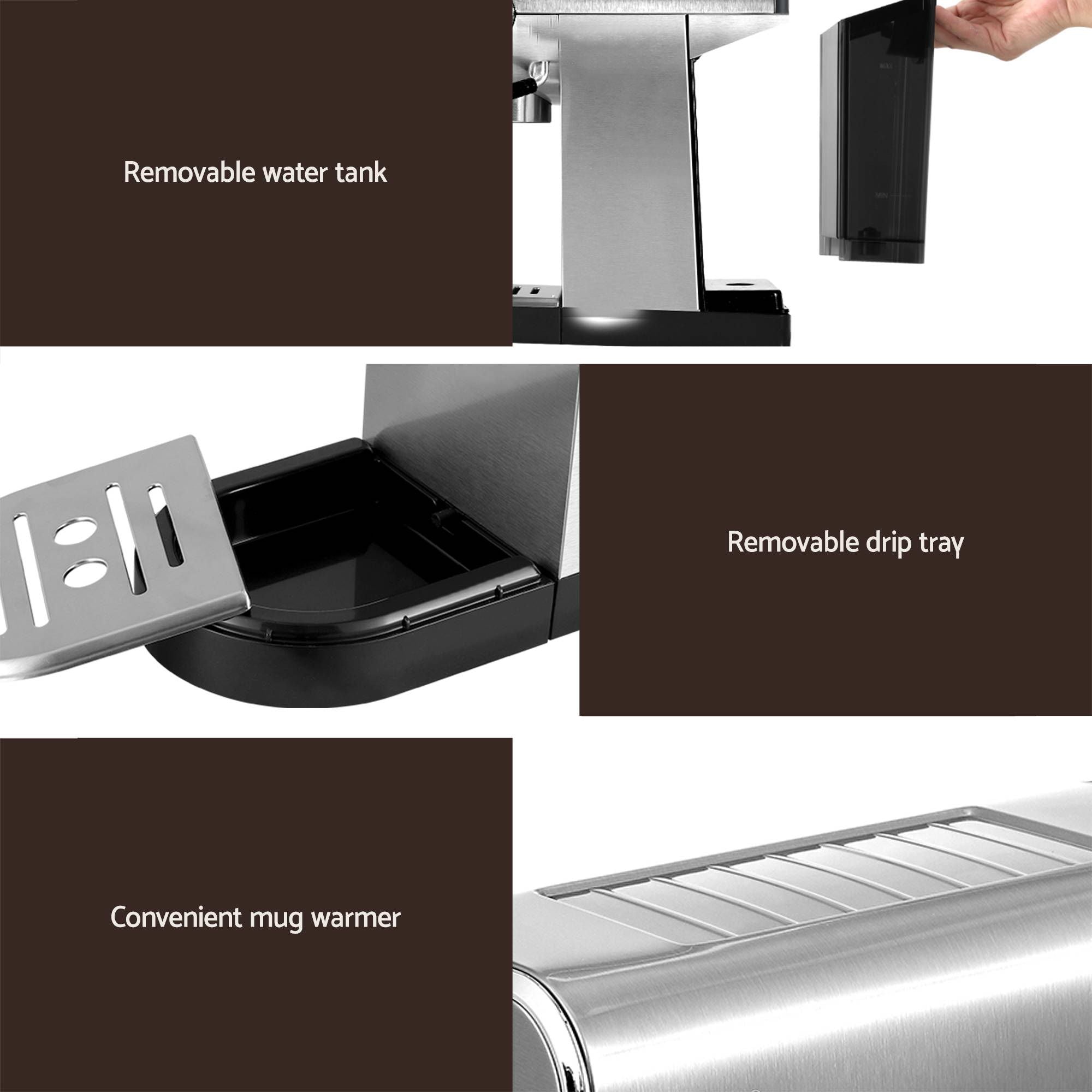 Devanti K7 Cordless Stick Vacuum Cleaner plus Coffee Maker Machine Espresso Bedworld