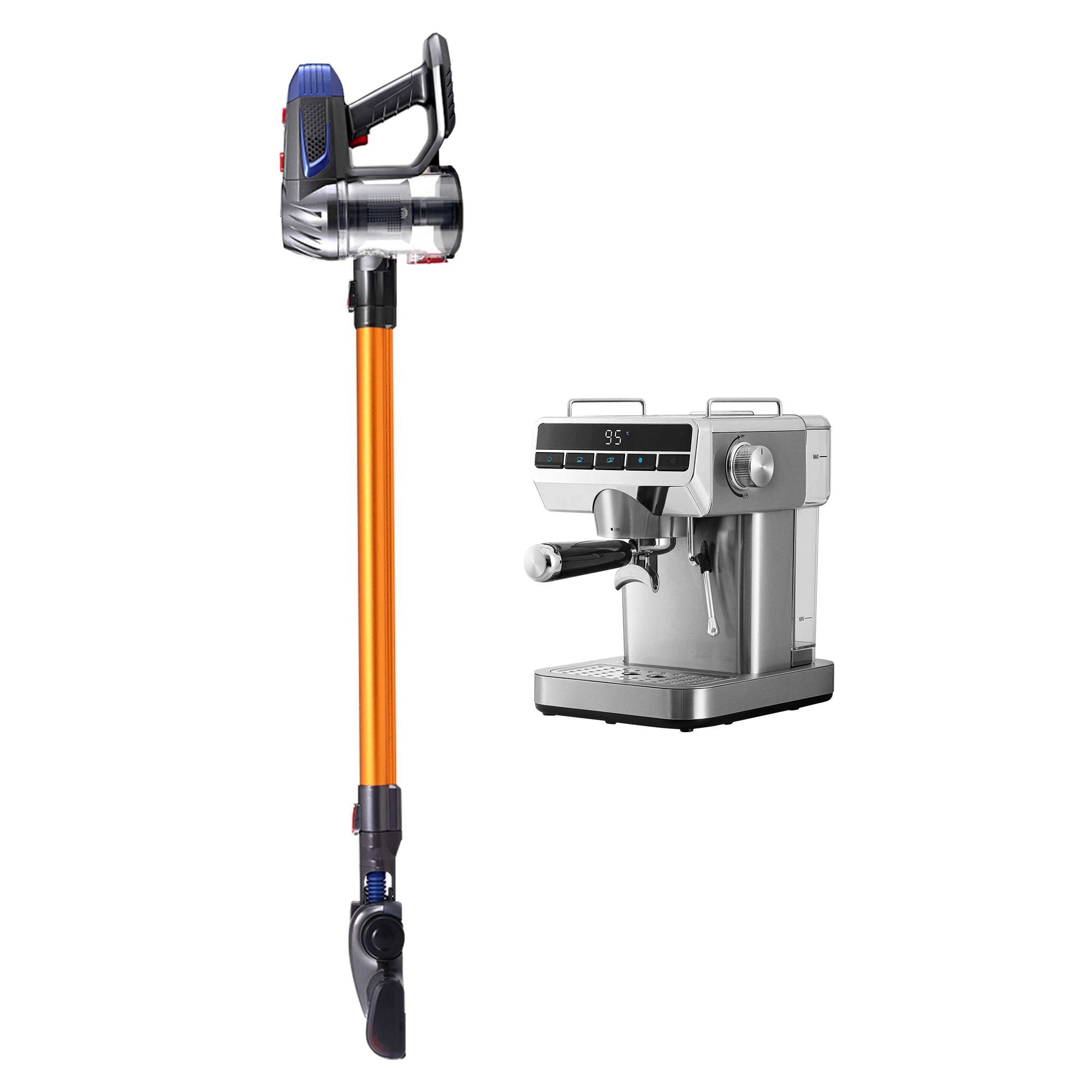Devanti K7 Cordless Stick Vacuum Cleaner plus Coffee Maker Machine Espresso Bedworld