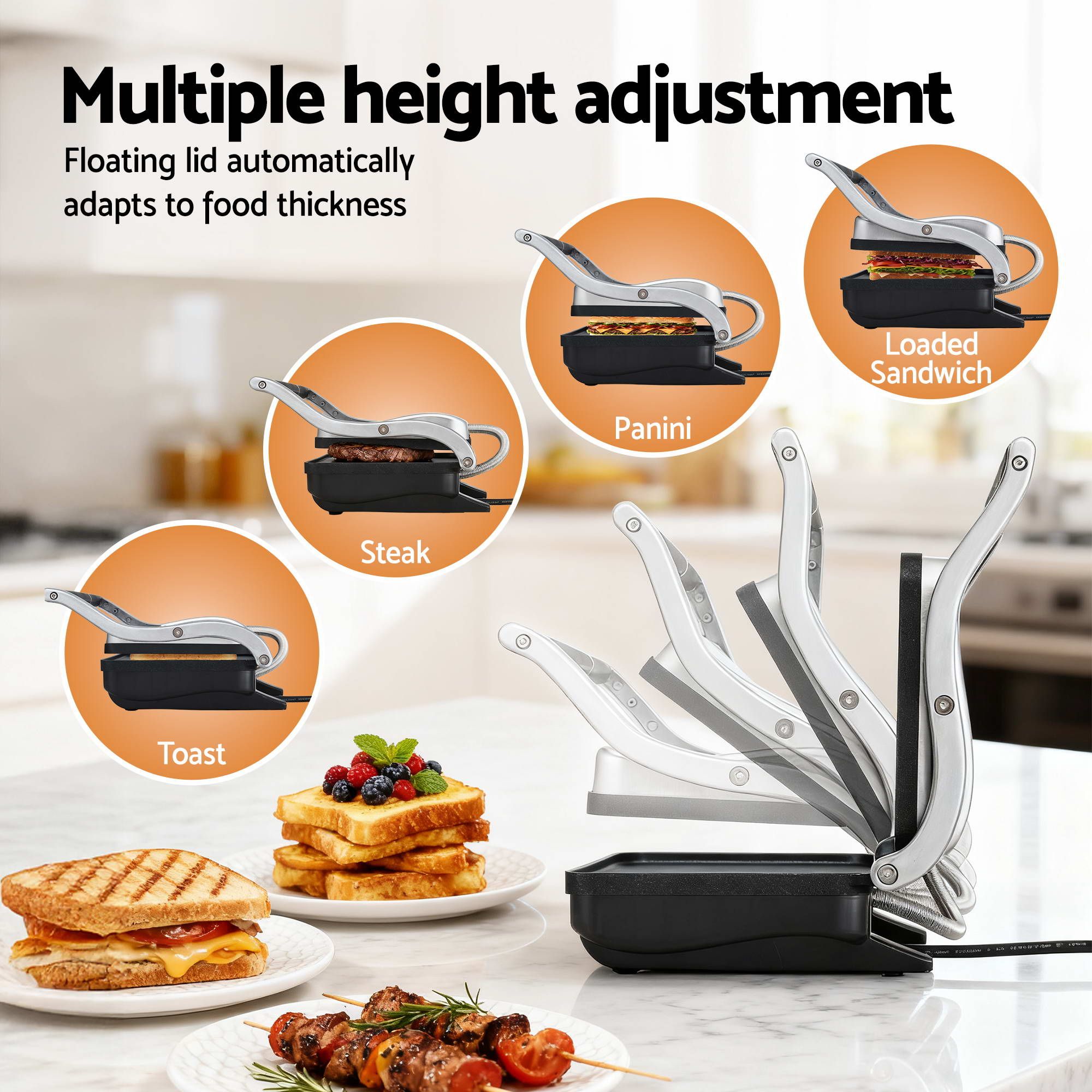 Devanti K7 Cordless Stick Vacuum Cleaner plus Sandwich Maker Panini Press Bedworld