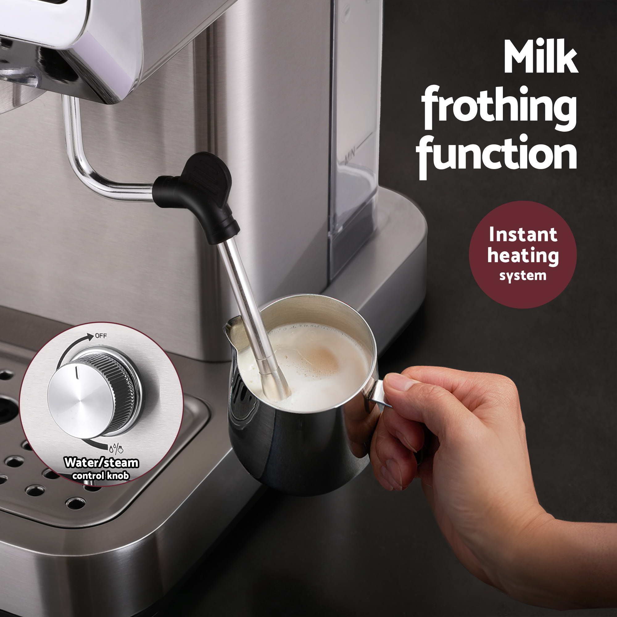 Devanti K7 Cordless Stick Vacuum Cleaner plus Coffee Maker Machine Espresso Bedworld