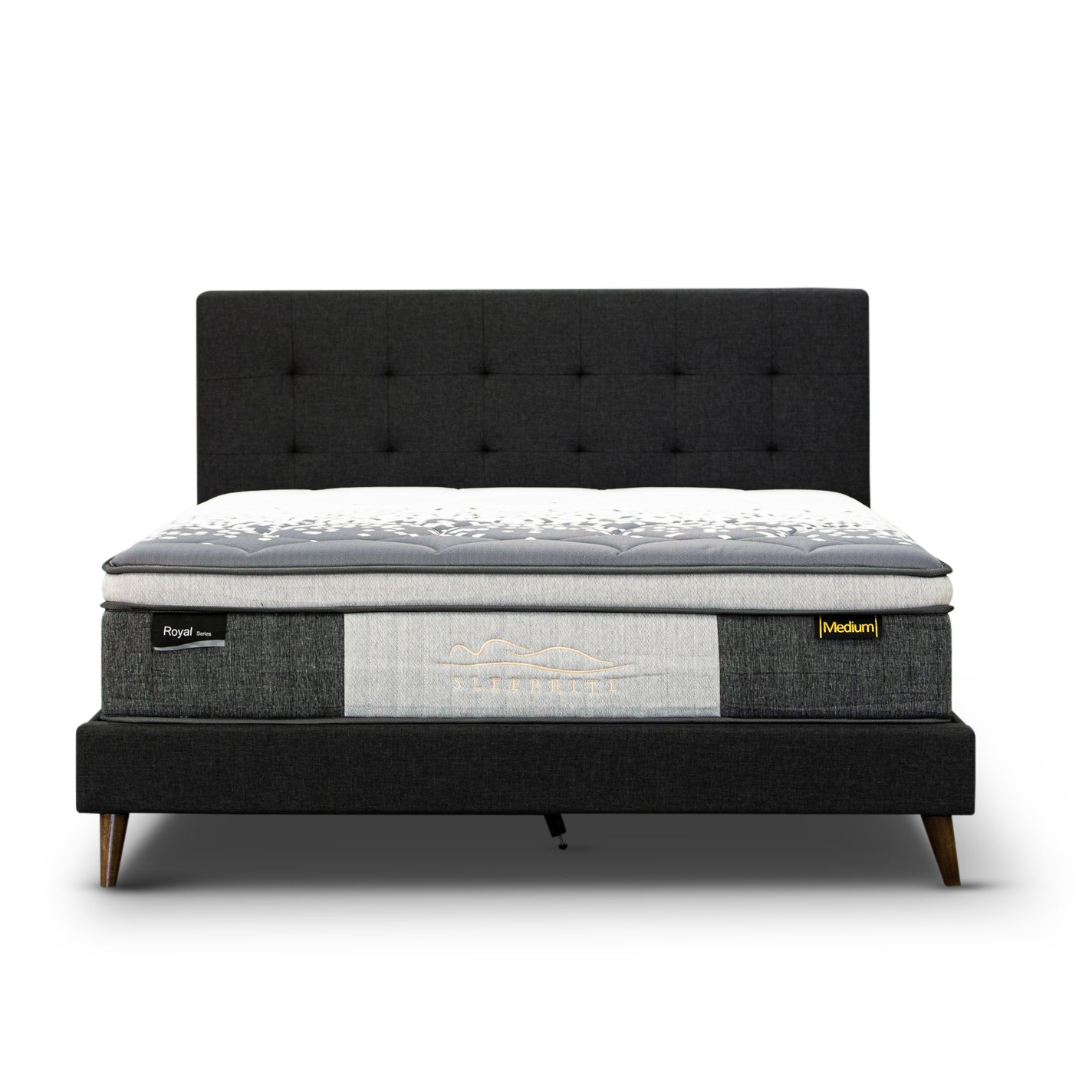 Yulara Fabric Upholstered Bed Frame - layers