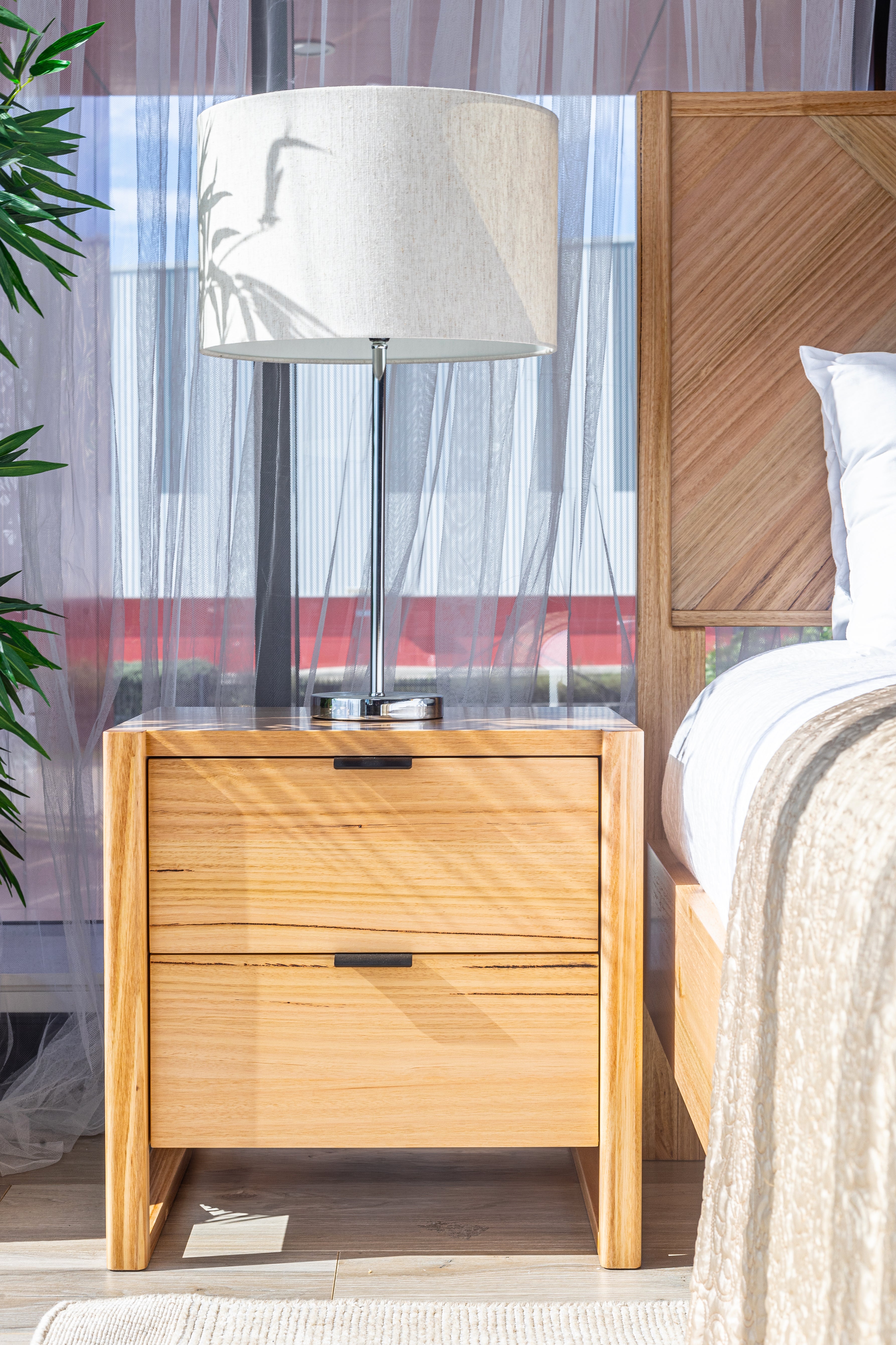 Perisher Natural Messmate Timber Bed Frame