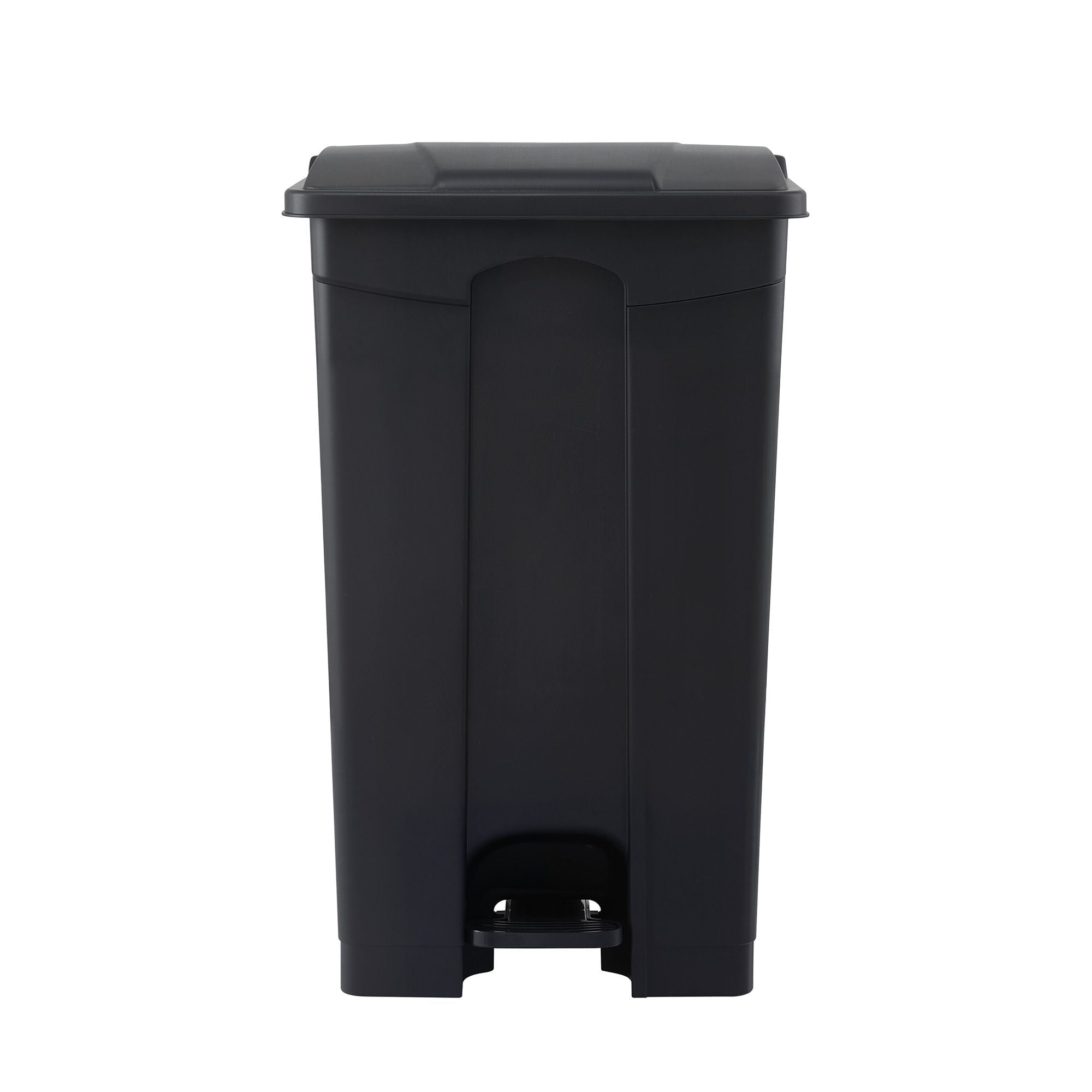 Artiss Rubbish Bin Garden 87L Large Pedal Plastic Indoor Outdoor Black Bedworld