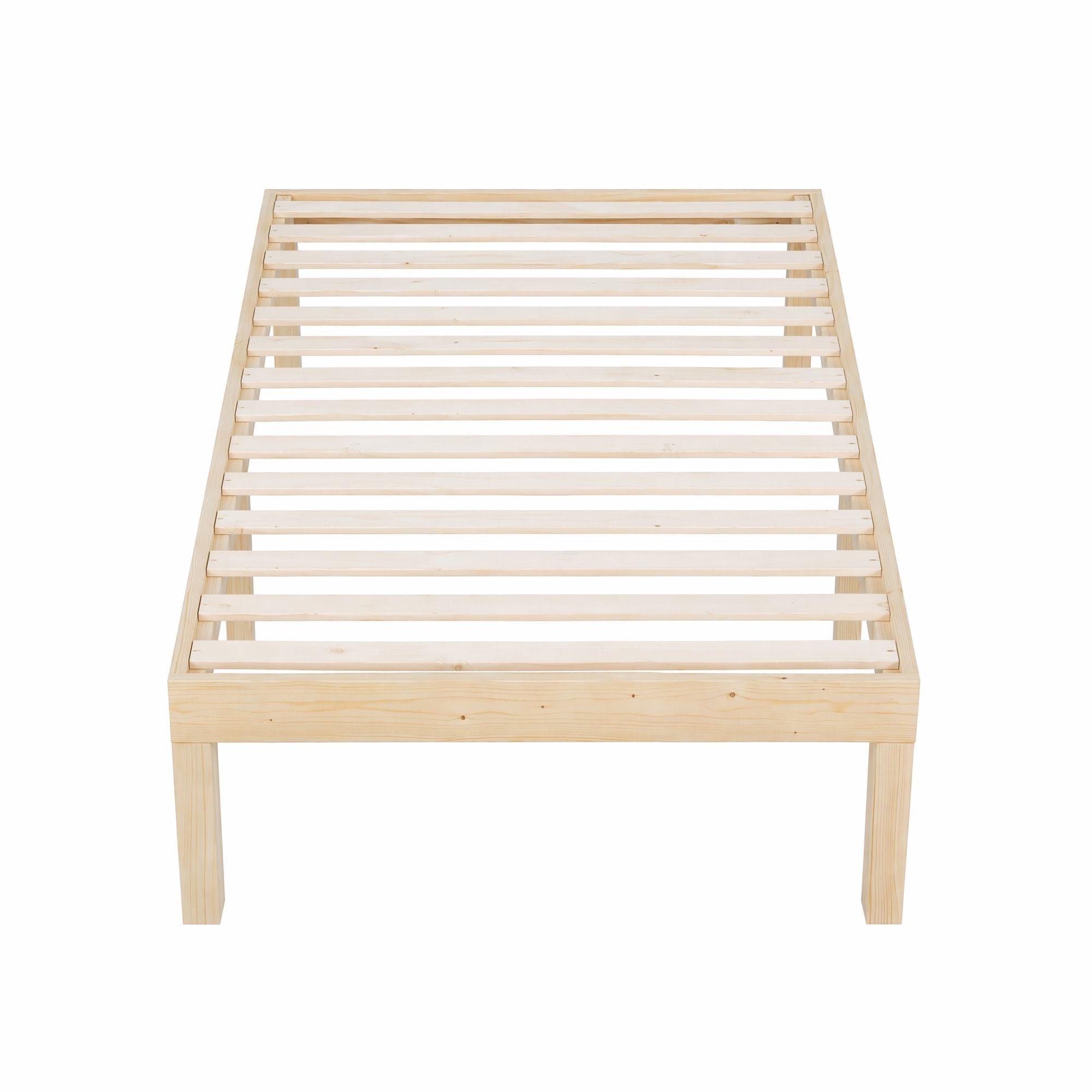 Artiss Bed Frame Single Size Wooden Base Mattress Platform Timber Pine BRUNO Bedworld