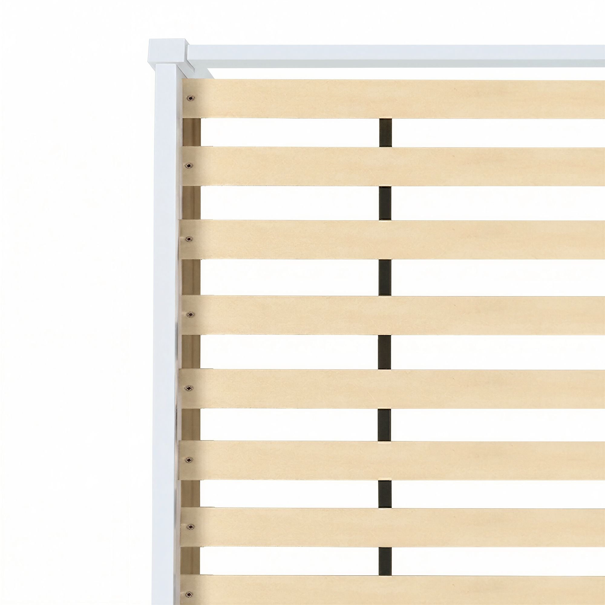 Artiss Bed Frame Queen Size Wooden White JADE