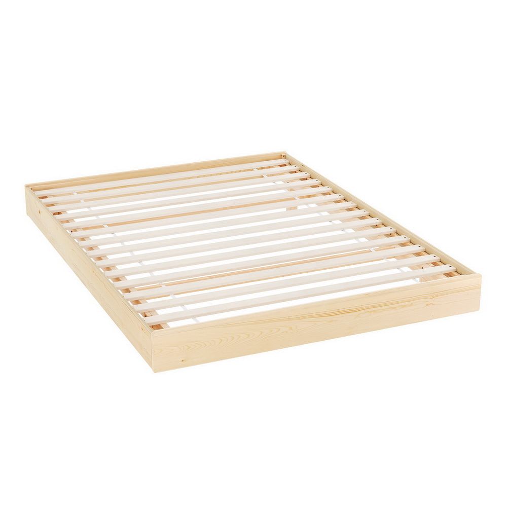 Artiss Bed Frame Queen Size Floating Wooden Mattress Base Platform Timber ODIN Bedworld