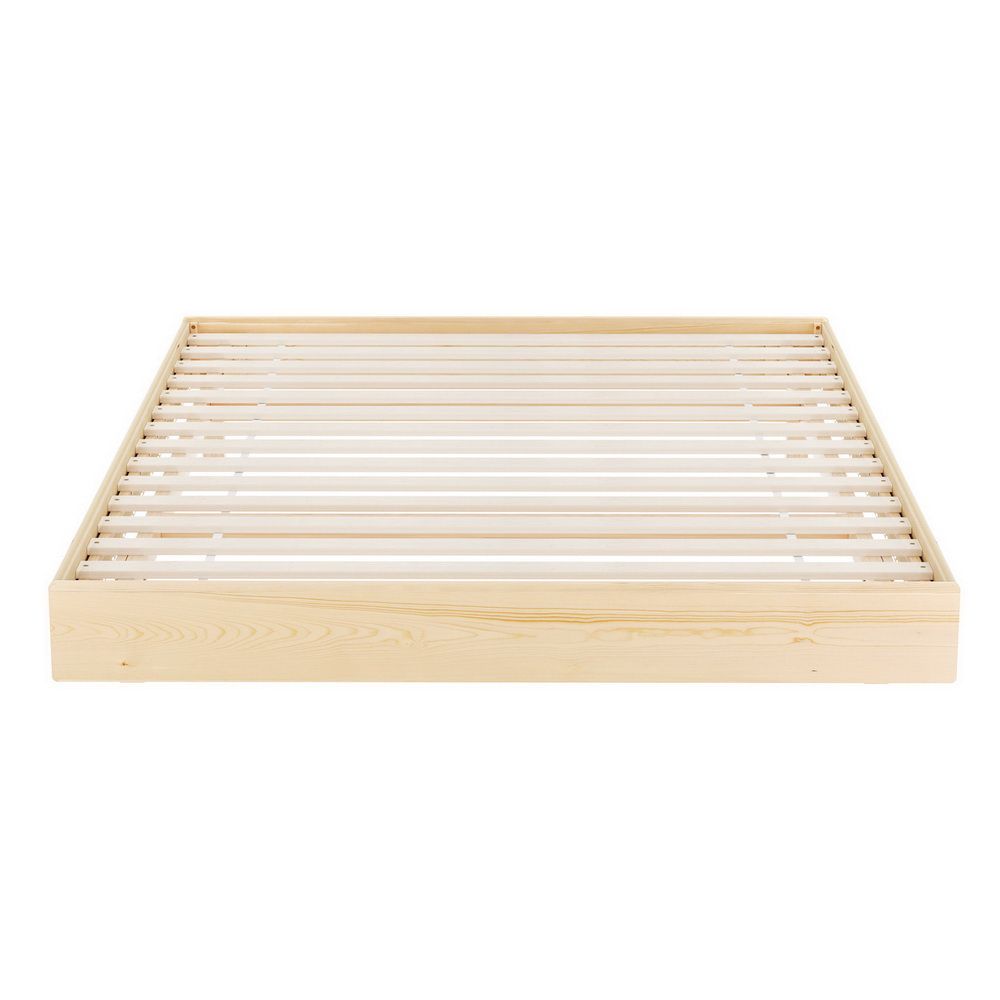 Artiss Bed Frame Queen Size Floating Wooden Mattress Base Platform Timber ODIN Bedworld