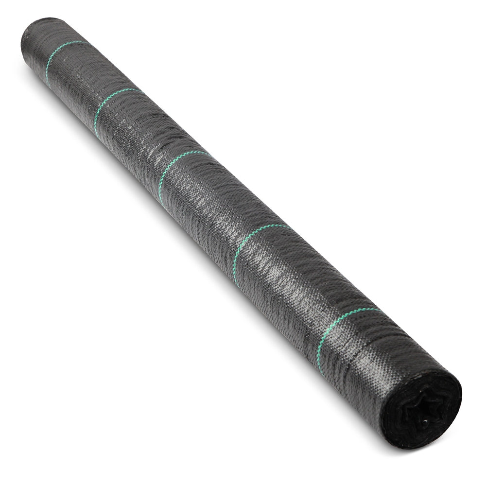 Instahut 2x50m Weed Mat 110GSM Weed Control Mat Plant Bedworld