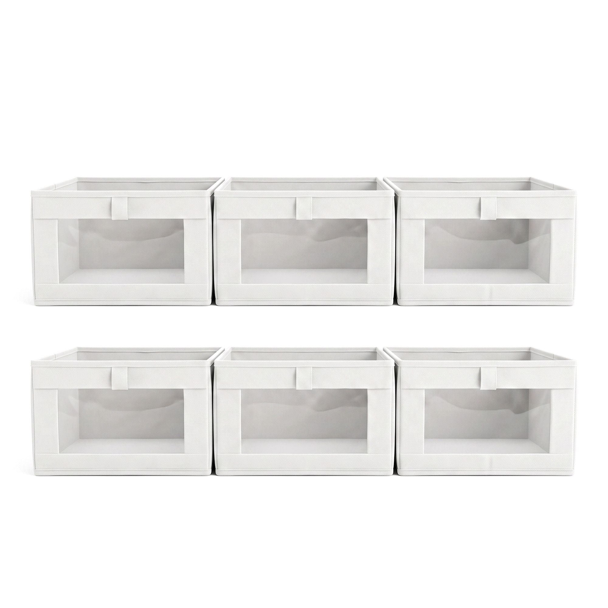 Artiss 6 Pack Linen Closet Organizers and Storage Foldable Clothing Bins Bedworld