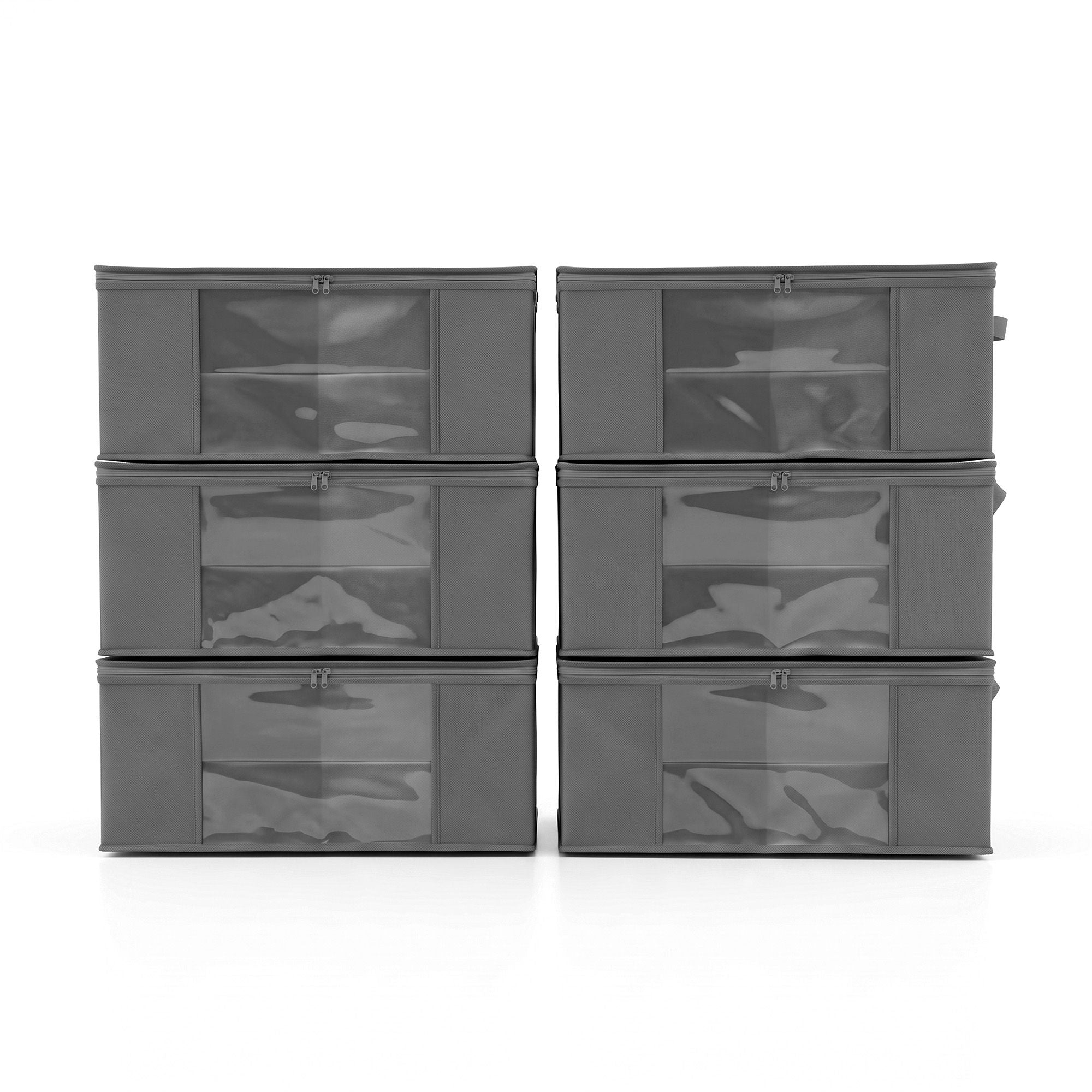 Artiss 6 Packs Clothes Storage Bags 35L Foldable Closet Organizer Storage Bins Bedworld