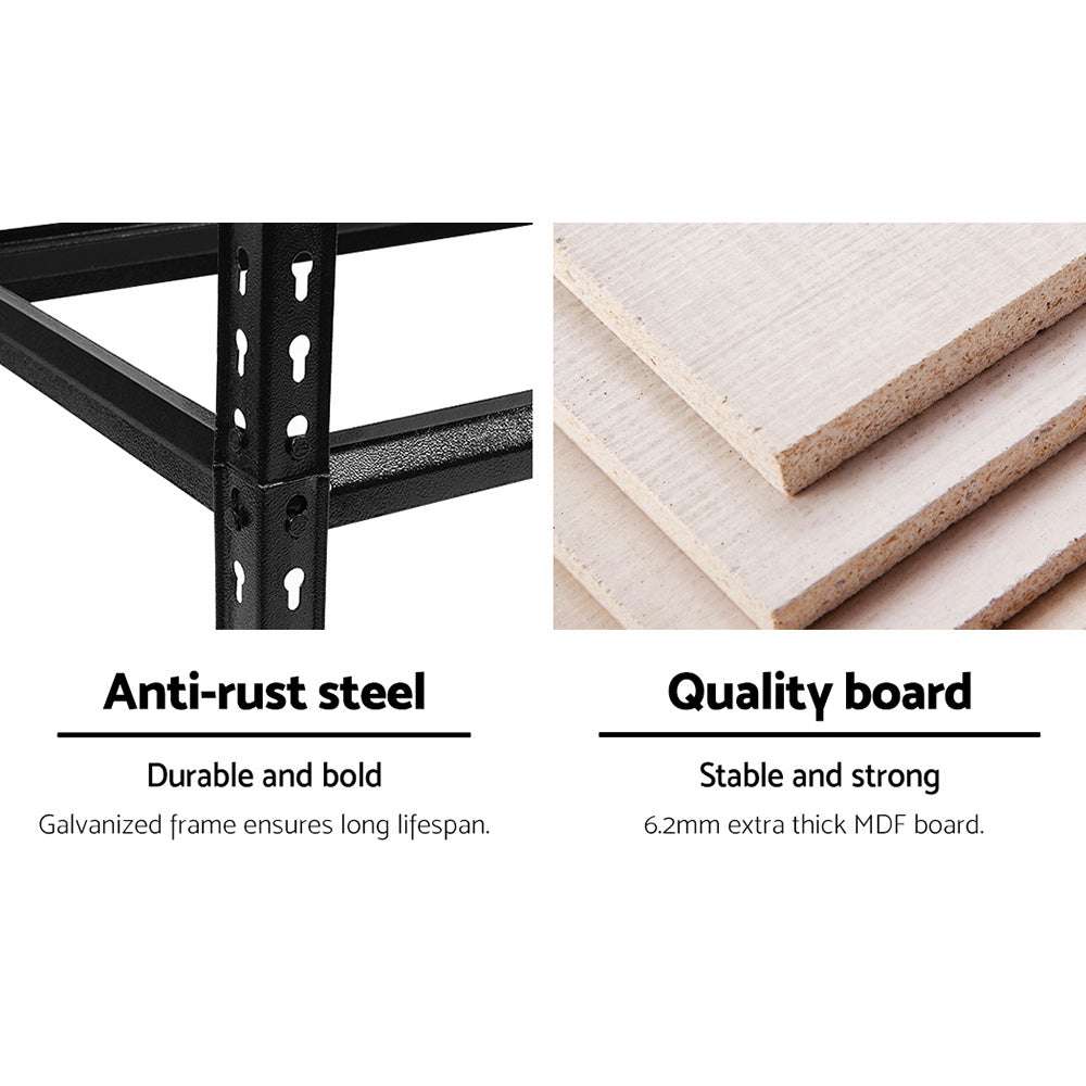 5M Garage Shelving Warehouse Rack Storage Shelves Pallet Racking