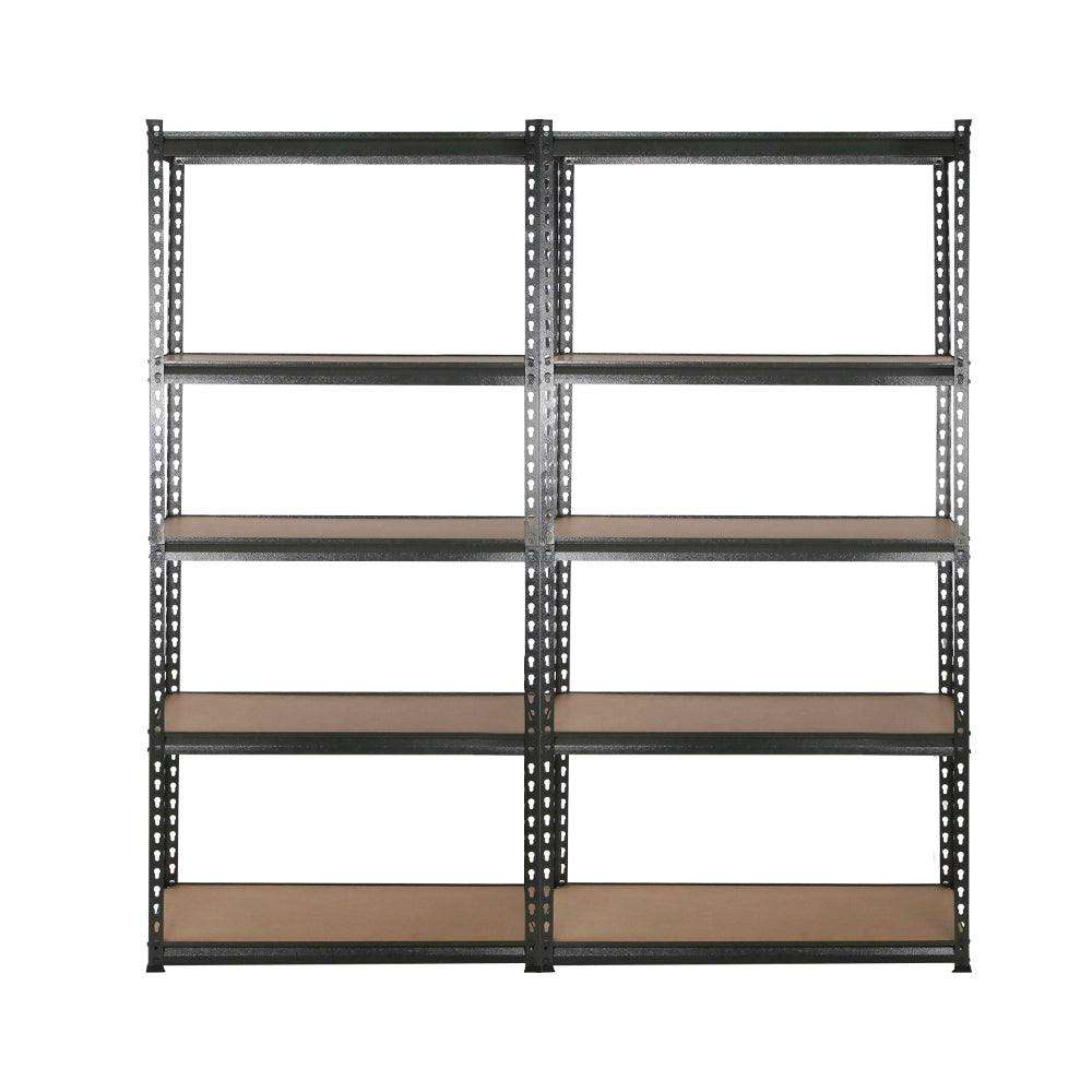 8M Garage Shelving Warehouse Rack Pallet Racking Storage Charcoal