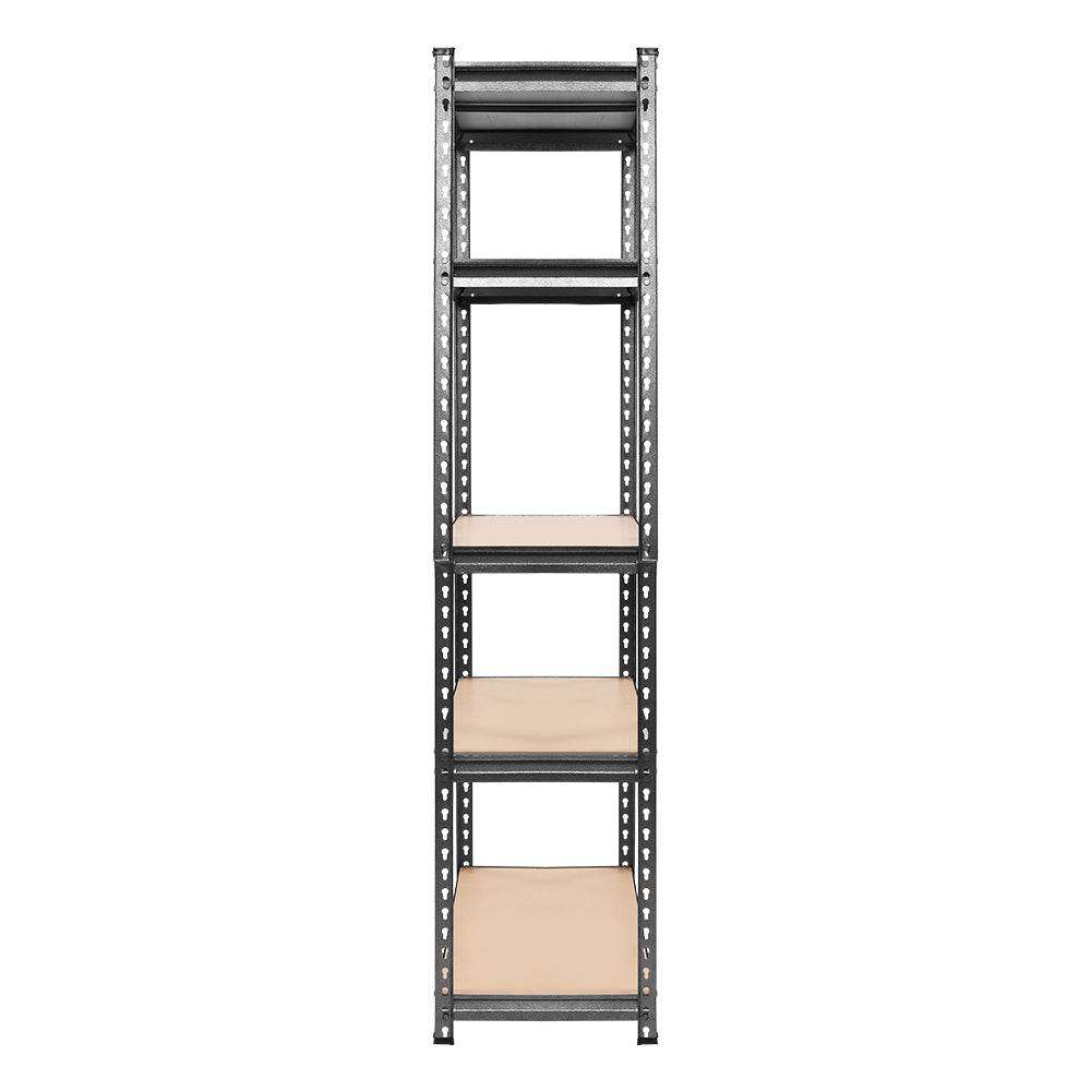 8M Garage Shelving Warehouse Rack Pallet Racking Storage Charcoal