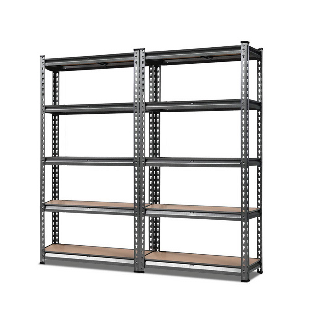 5M Steel Warehouse Racking Rack Shelving Storage Garage Shelves Shelf
