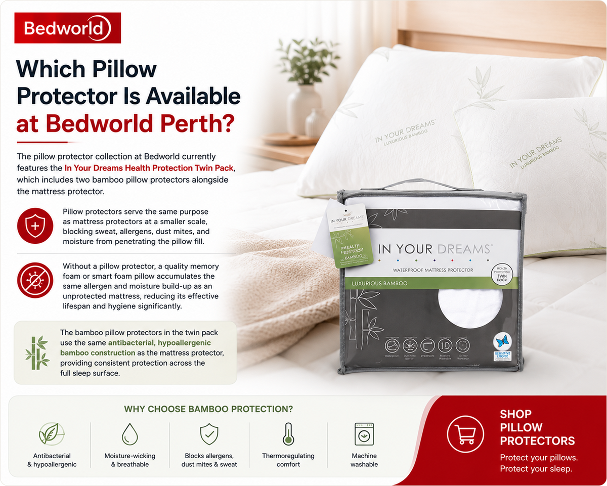 Which Pillow Protector Is Available at Bedworld Perth?