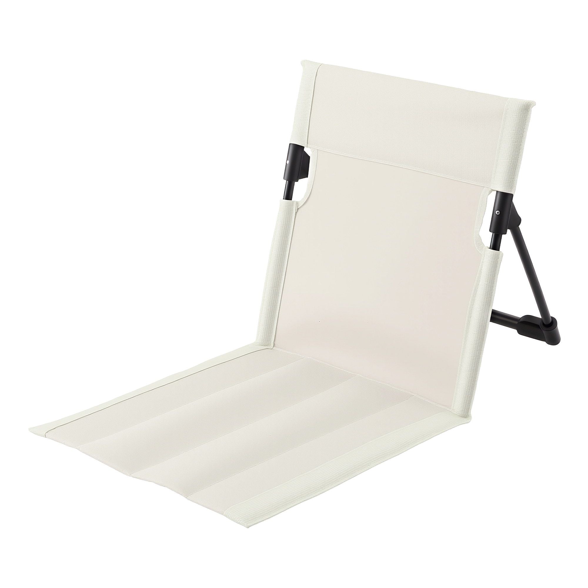 Weisshorn Foldable Camping Chair Oxford Aluminum Alloy Backrest 70kg Beige Bedworld
