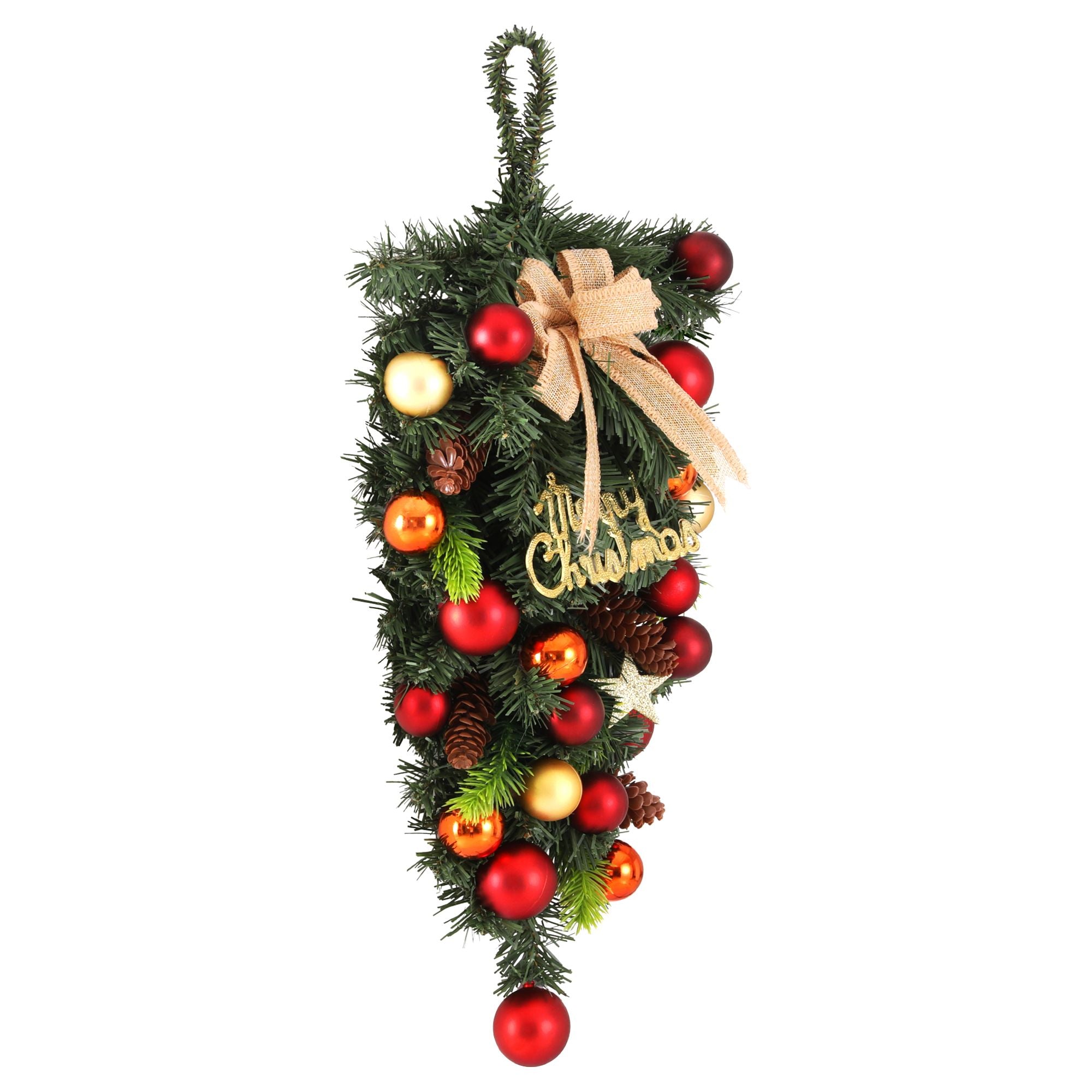 Jingle Jollys Hanging Christmas Garland 50CM Ornaments Party Decorations Bedworld