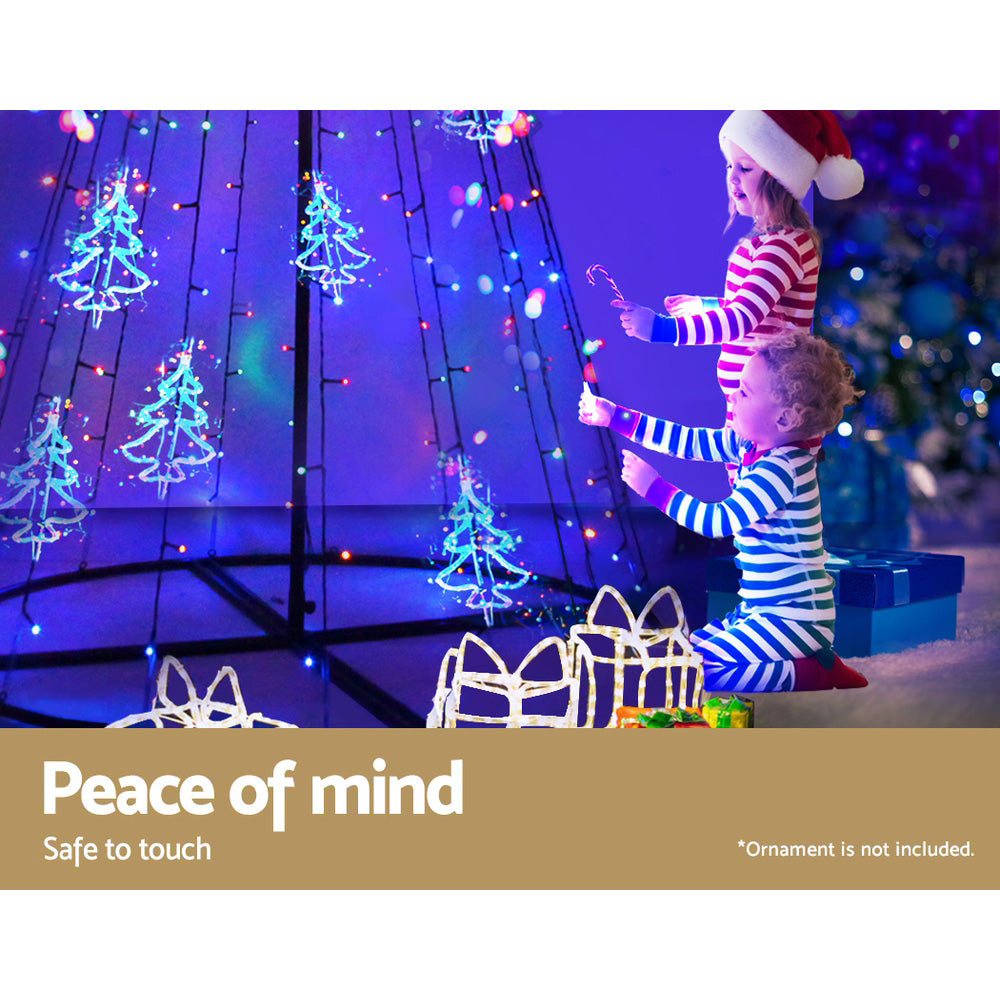 1M 264 LED Xmas Tree Decor Multi Colour