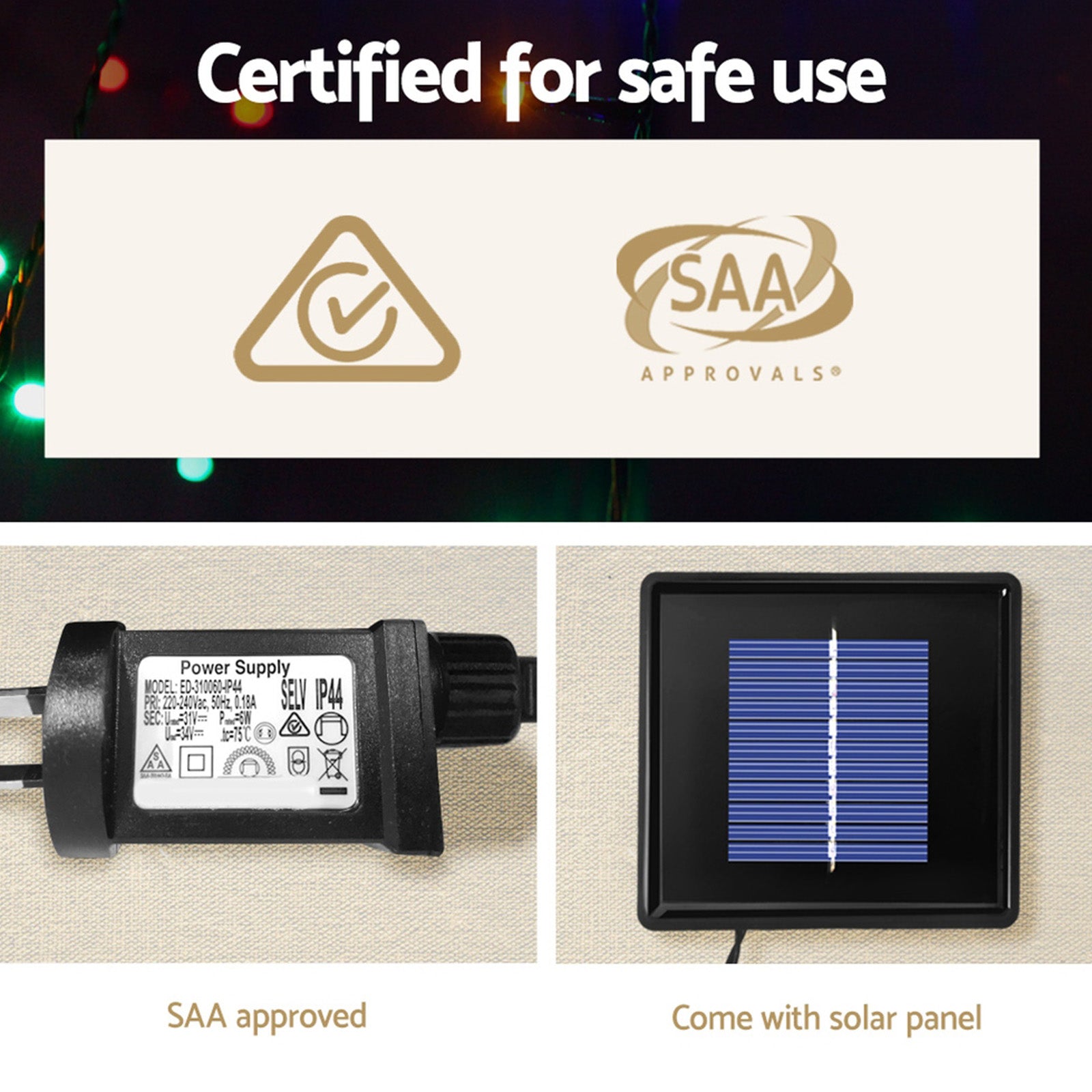 1M 264 LED Xmas Tree Decor Multi Colour