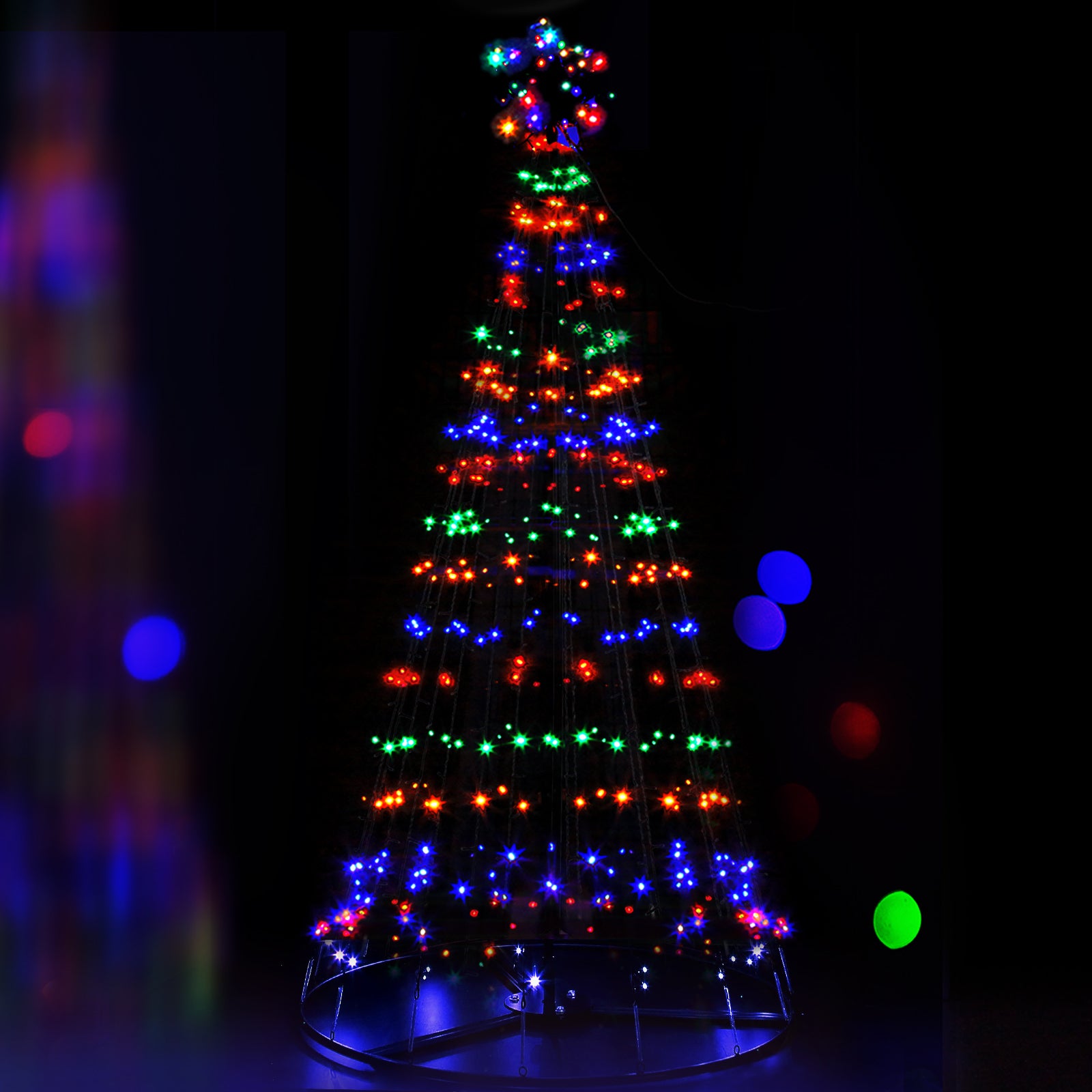 1M 264 LED Xmas Tree Decor Multi Colour