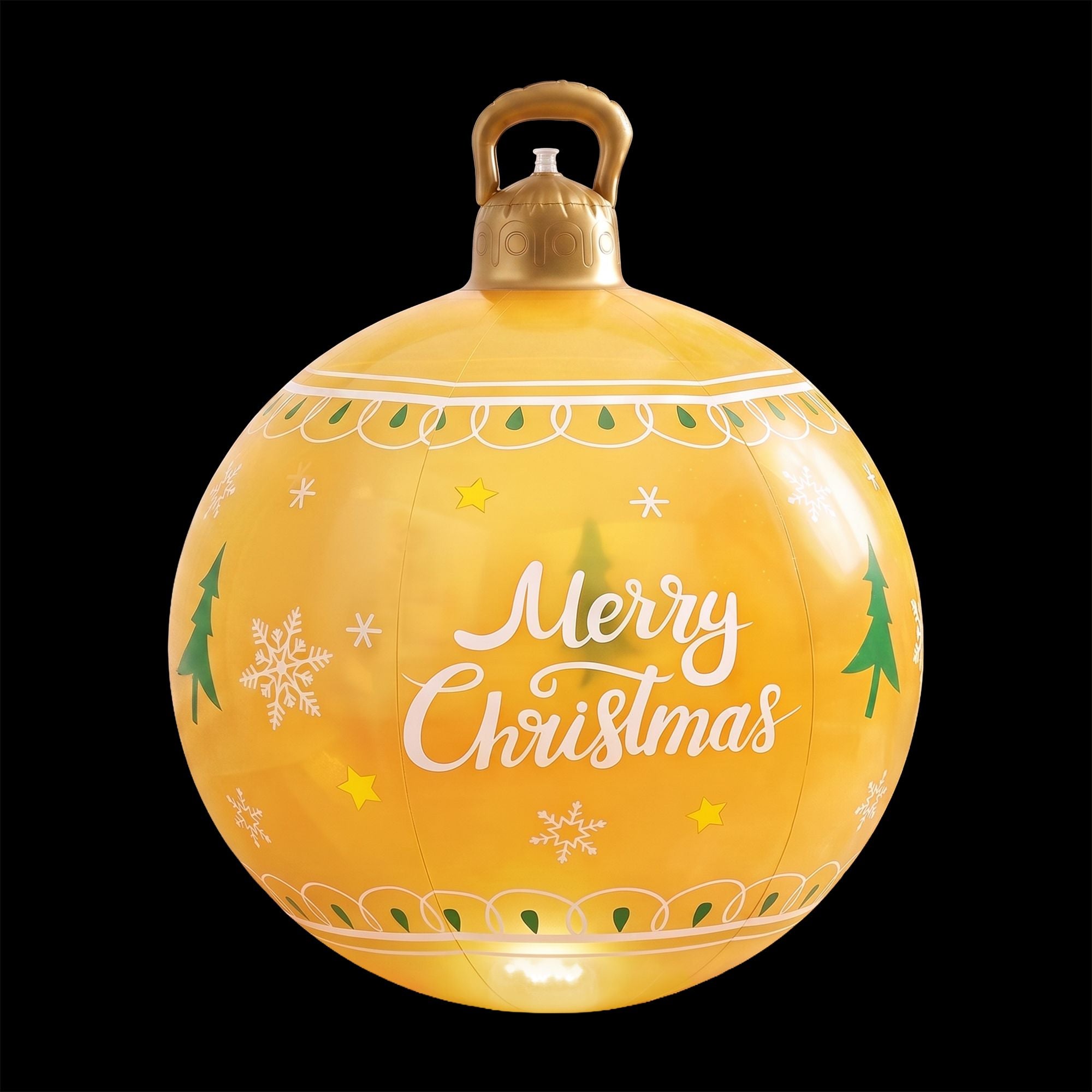 Jingle Jollys Christmas Inflatable Ball 60cm Led Illuminated Xmas Decoration Bedworld