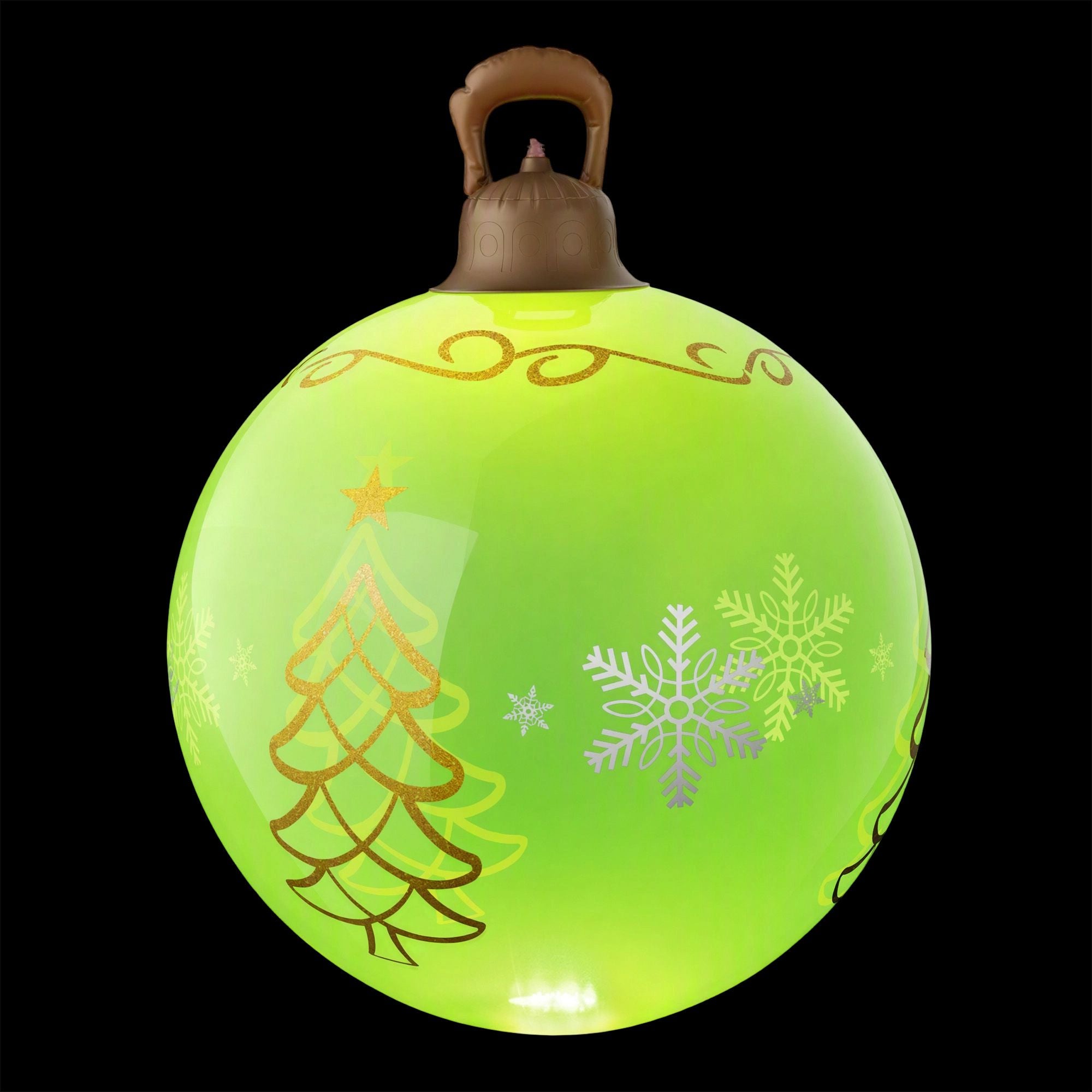 Jingle Jollys Christmas Inflatable Ball 60cm Led Illuminated Xmas Decoration Bedworld