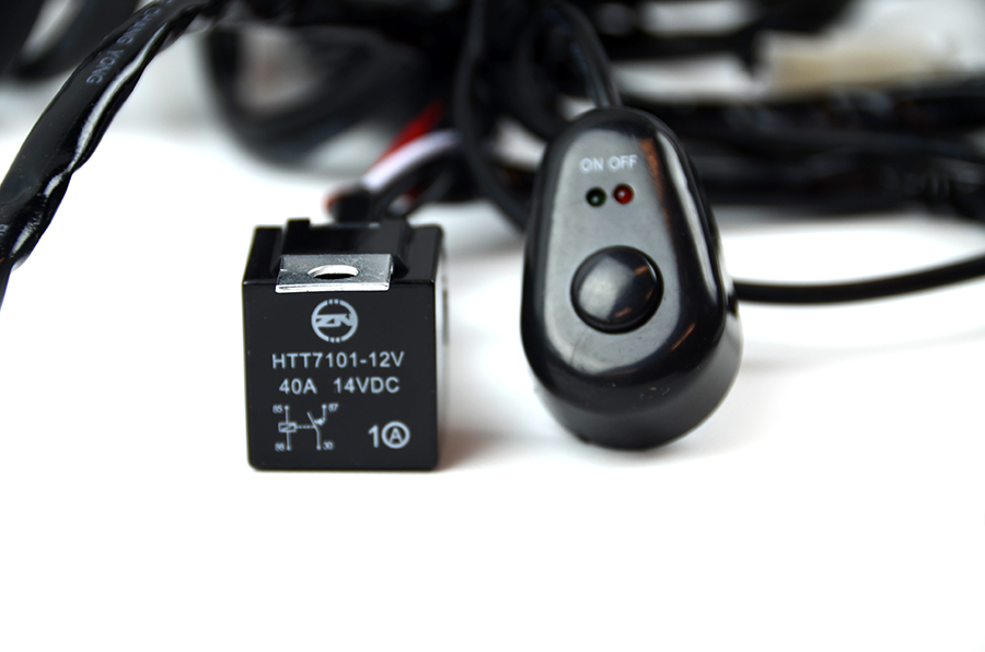 2-Way LED Driving Light Wiring Harness (12V-24V)