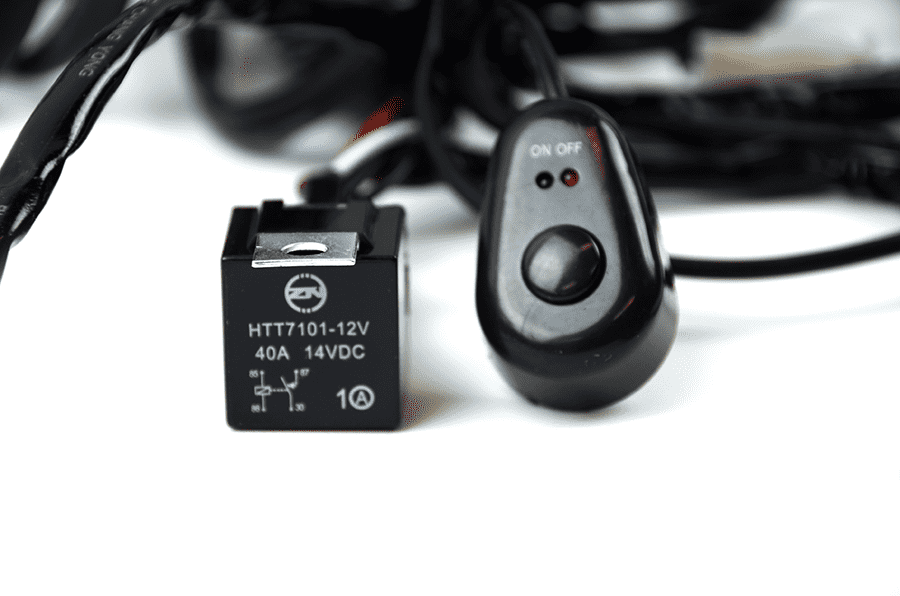 Universal 2-Way LED Wiring Harness - 40A Relay