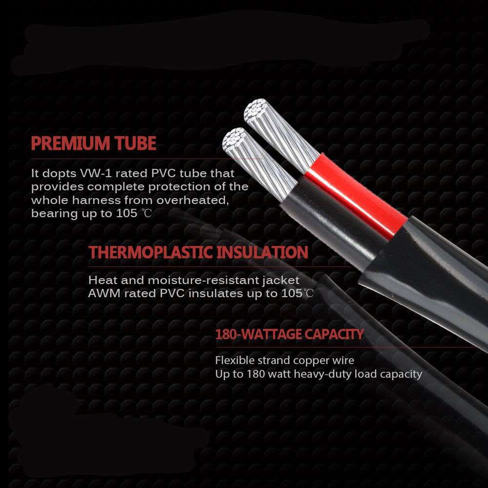 2-Way LED Driving Light Wiring Harness (12V-24V)