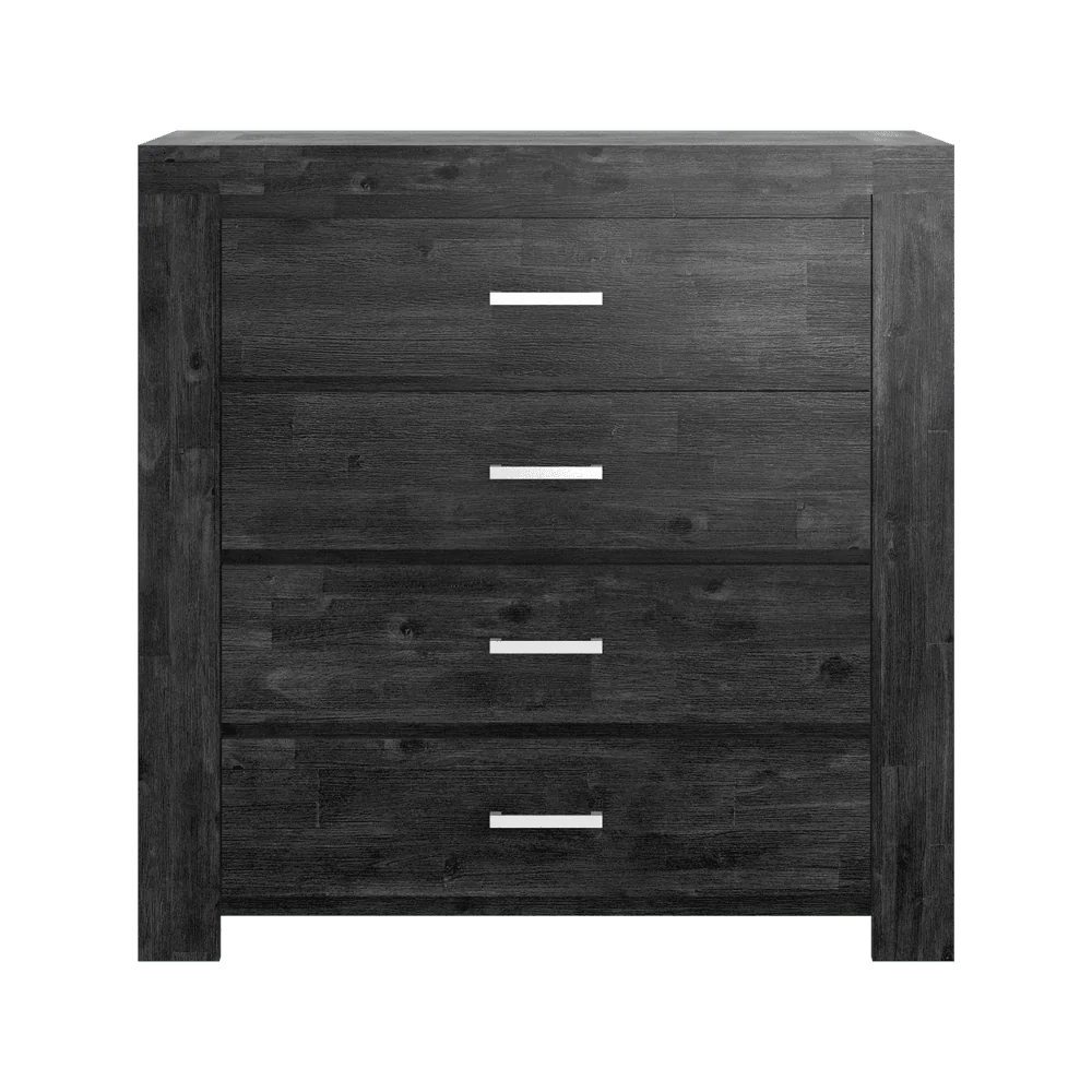 Cartier Range 4-Drawer Acacia Tallboy