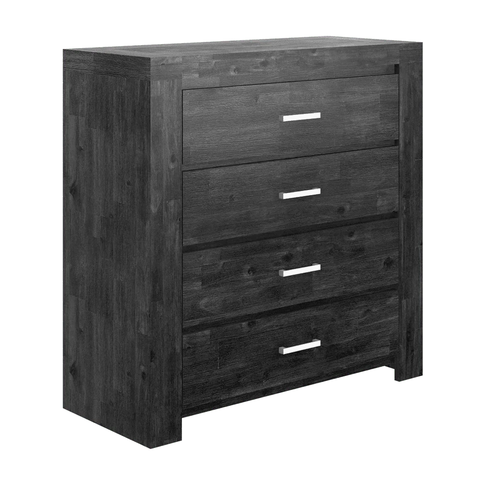 Cartier Range 4-Drawer Acacia Tallboy