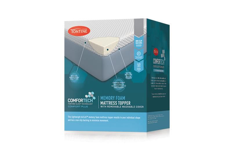 Memory Foam Mattress Topper 4cm