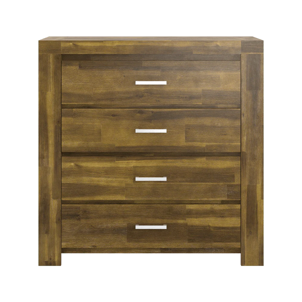 Cartier Range 4-Drawer Acacia Tallboy