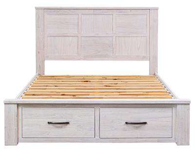 Florida Timber Drawer Storage Bed Frame 4-Piece Bedroom Suite