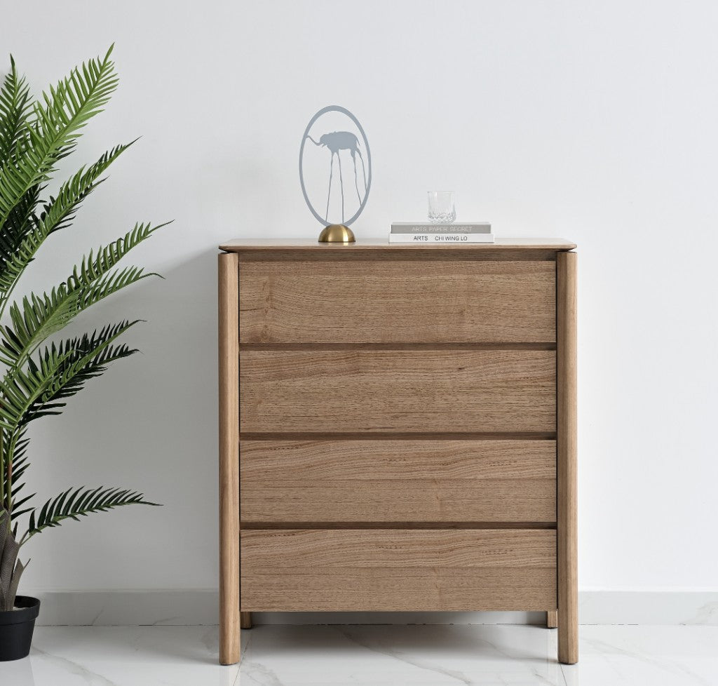 LUELLA Messmate Timber Bed Frame - Light Smoke