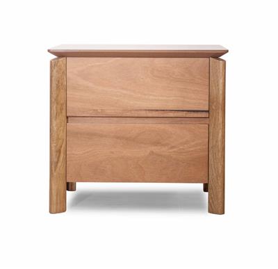 Matching bed side table for the Atherton Gas Lift Storage Bed Frame Natural Marri Wood
