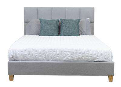 Marley Fabric Upholstered Bed Frame - front view