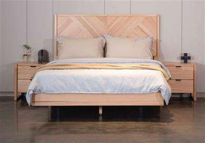 Perisher Natural Messmate Timber Bed Frame